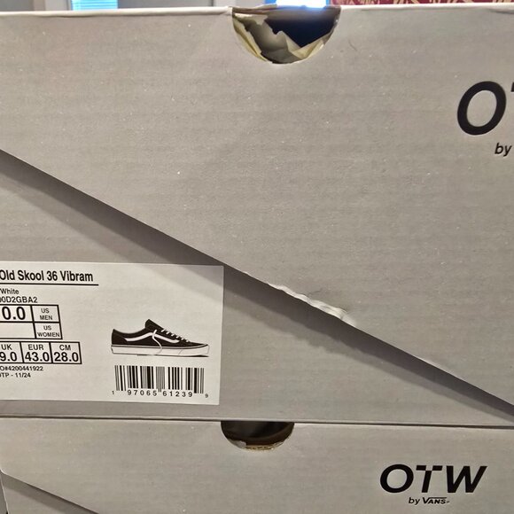 Vans OTW Old Skool 36 Vibram VN000D2GBA2 Men's Size 10 Shoes Skateboarding NEW - Picture 10 of 14